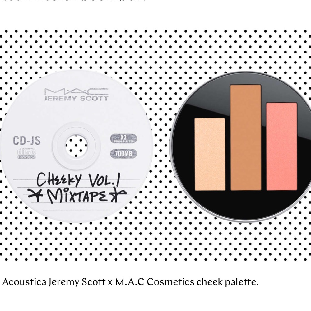 MAC Jeremy Scott Acoustica Faca Palette BNIB